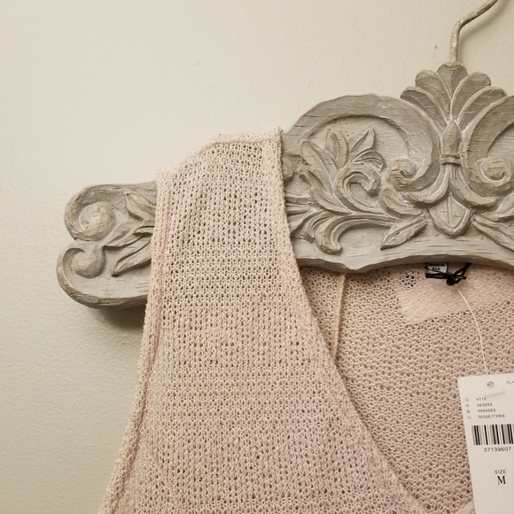 Anthropologie Ro & De Blush Textured Hi Low Tank Tunic Sleeveless Top Medium - Picture 5 of 11